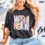 DTF Transfer - DTF015056 - Faux Embroidery Spring Bow States