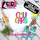 DTF Transfer - DTF015058 - Neon Bubble Mascots