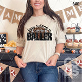 DTF Transfer - DTF015059 - Faux Glitter/Embroidery Raising a Baller(s) Sports Set