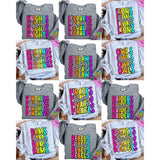 DTF Transfer - DTF015126 - 80's Retro Stacked Mascots