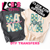 DTF Transfer - DTF015179 - Vintage Floral Names