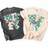 DTF Transfer - DTF015179 - Vintage Floral Names