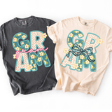 DTF Transfer - DTF015179 - Vintage Floral Names