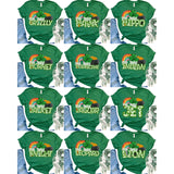 DTF Transfer - DTF015182 - One Lucky Gold and Rainbow Mascots