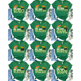 DTF Transfer - DTF015182 - One Lucky Gold and Rainbow Mascots