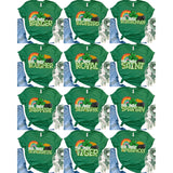 DTF Transfer - DTF015182 - One Lucky Gold and Rainbow Mascots