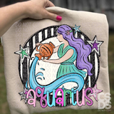 DTF Transfer - DTF015393 Colorful Stars and Strips Zodiacs
