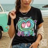 DTF Transfer - DTF015393 Colorful Stars and Strips Zodiacs