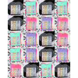 DTF Transfer - DTF015651 Pastel Floral Name Stripes