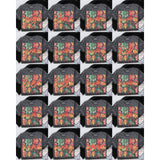 DTF Transfer - DTF015652 Rainbow Floral Name Stripes