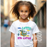 DTF Transfer - DTF015655 Later Gator Girl Grades