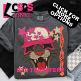 DTF Transfer - DTF015751 Retro Star Sunglasses Mascots