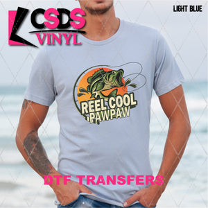 DTF Transfer - DTFCUSTOM202 - Fishing Reel Cool Custom Text