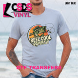 DTF Transfer - DTFCUSTOM202 - Fishing Reel Cool Custom Text