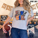 DTF Transfer - DTFCUSTOM250 - Football Word Art Custom Text