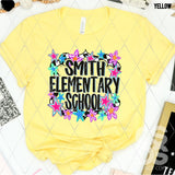 DTF Transfer - DTFCUSTOM273 - RETRO ELEMENTARY SCHOOL STARS CUSTOM NAME