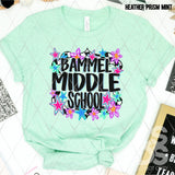 DTF Transfer - DTFCUSTOM274 - RETRO MIDDLE SCHOOL SCHOOL STARS CUSTOM NAME