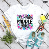 DTF Transfer - DTFCUSTOM274 - RETRO MIDDLE SCHOOL SCHOOL STARS CUSTOM NAME