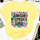 DTF Transfer - DTFCUSTOM275 - RETRO INTERMEDIATE SCHOOL STARS CUSTOM NAME