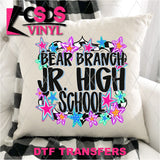 DTF Transfer - DTFCUSTOM276 - RETRO JR HIGH SCHOOL STARS CUSTOM NAME