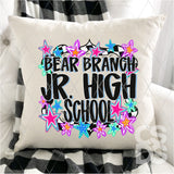 DTF Transfer - DTFCUSTOM276 - RETRO JR HIGH SCHOOL STARS CUSTOM NAME