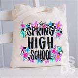 DTF Transfer - DTFCUSTOM277 - RETRO HIGH SCHOOL STARS CUSTOM NAME