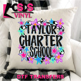 DTF Transfer - DTFCUSTOM278 - RETRO CHARTER SCHOOL STARS CUSTOM NAME