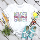 DTF Transfer - DTFCUSTOM281 - COLORFUL BRUSHSTROKE GRADES CUSTOM TEXT