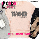 DTF Transfer - DTFCUSTOM293 - Comp Book Custom Title and Name