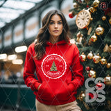 DTF Transfer - DTFCUSTOM299 - Custom Text Christmas Stamp