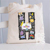 DTF Transfer - DTFCUSTOM307 - Composition Notebook Letters with Custom Text