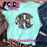 DTF Transfer - DTFCUSTOM311 - Cowhide Fur Custom Monogram