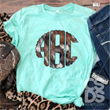 DTF Transfer - DTFCUSTOM311 - Cowhide Fur Custom Monogram