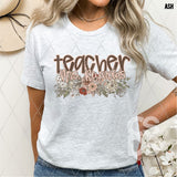 DTF Transfer - DTFCUSTOM313 - Vintage Floral Custom Text