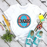 DTF Transfer - DTFCUSTOM325 - Red & Blue Alpha Custom Mascot