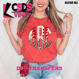 DTF Transfer - DTFCUSTOM330 - Baseball Leopard Monogram