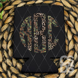 DTF Transfer - DTFCUSTOM332 - Army Leopard Monogram