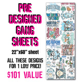 DTF Transfer - Stock Gang Sheet - DTFGANG0122 It's Cold Outside