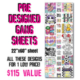 DTF Transfer - Stock Gang Sheet - DTFGANG0147 100 Days of School #4