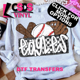 DTF Transfer - DTF015180 - Baseball Mascot Plate