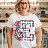 DTF Transfer - DTF015030 - Read Across America Mascots