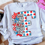 DTF Transfer - DTF015030 - Read Across America Mascots