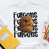 DTF Transfer - DTF015023 Faux Yarn Mascots