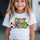 DTF Transfer - DTF015061 - Retro Rainbow Grade Set