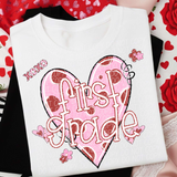 DTF Transfer - DTF015025 Valentines Day Red & Pink School Grades