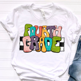 DTF Transfer - DTF015061 - Retro Rainbow Grade Set