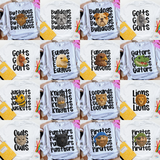 DTF Transfer - DTF015023 Faux Yarn Mascots