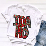 DTF Transfer - DTF015057 - Faux Glitter/Embroidery Strawberry States