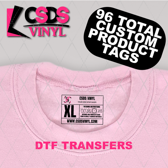 DTF Transfer - DTFCUSTOM225 - Custom Product Tags