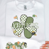 DTF Transfer - DTF015047 - St. Patrick's Day Clover Mascots